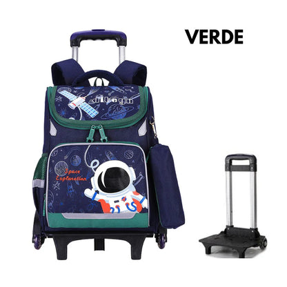MOCHILA ASTRONAUTA OFICIO CON 2 RUEDAS